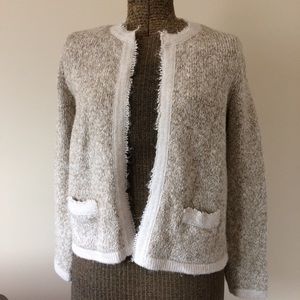 Banana Republic Mixed-Stitch Open Cardigan <XS>